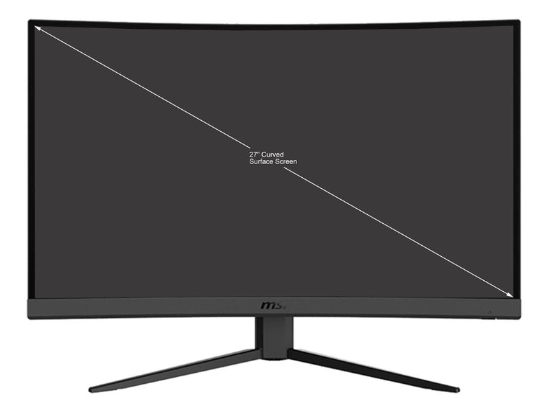 MSI Optix G27C4W 27" FHD 1920 x 1080 165 Hz HDMI, DisplayPort AMD FreeSync