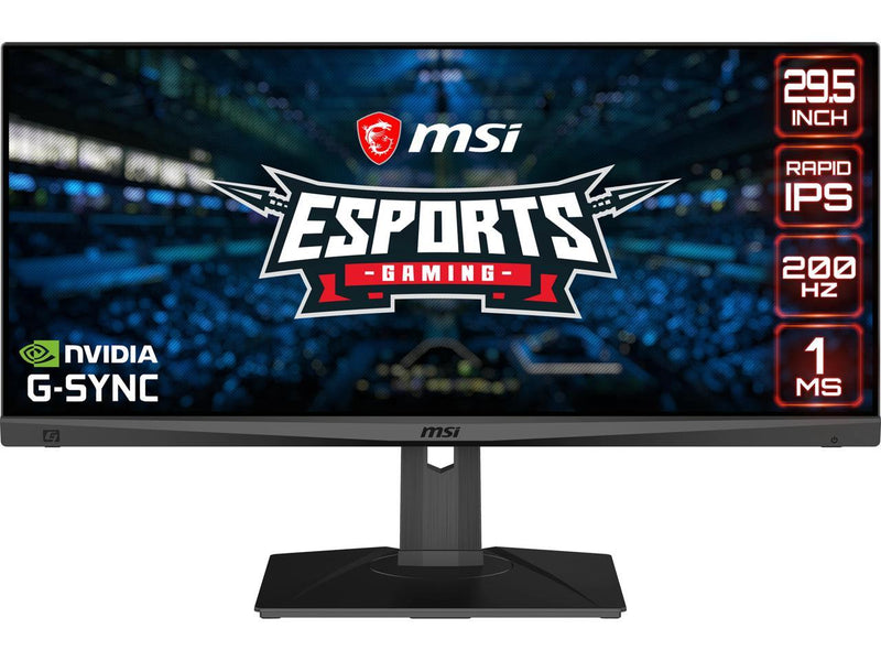 MSI Full HD Rapid-IPS 1ms 2560 x 1080 Ultra Wide 200Hz Refresh Rate HDR