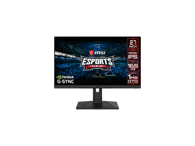 MSI Optix G273QPF 27" WQHD 2560 x 1440 (2K) 165 Hz HDMI, DisplayPort, Audio