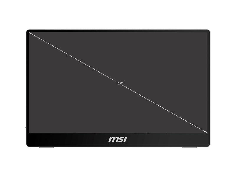 MSI Optix MAG162V 15.6" Full HD 1920 x 1080 60 Hz mini HDMI, USB-C, Earphone out