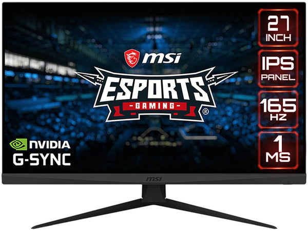 MSI 27" 165 Hz IPS FHD Gaming Monitor G-Sync Compatible 1920 x 1080 94% DCI-P3 /