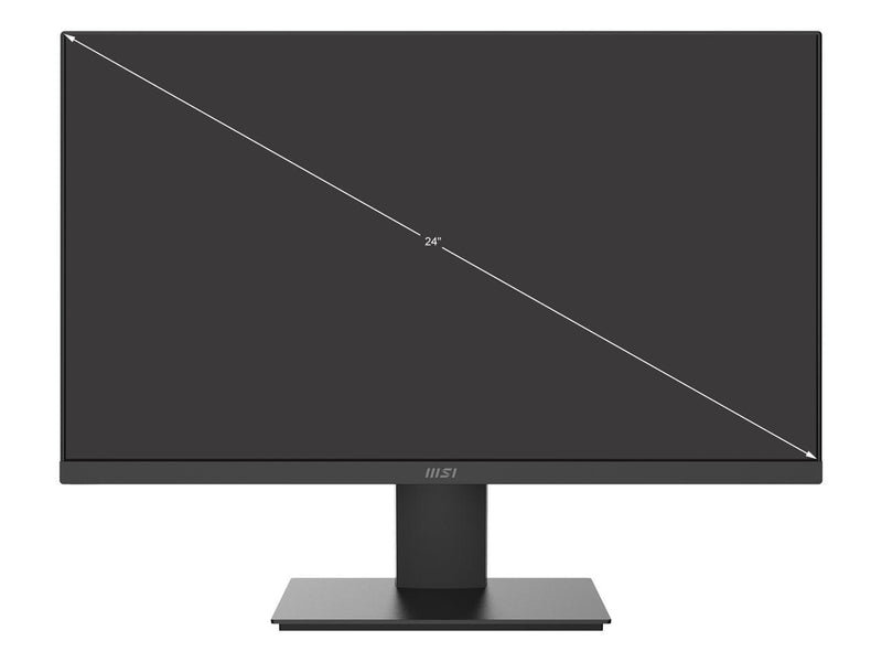 MSI 24" 75 Hz VA FHD Monitor 5 ms (GTG) 1920 x 1080 D-Sub, HDMI Flat Panel Pro