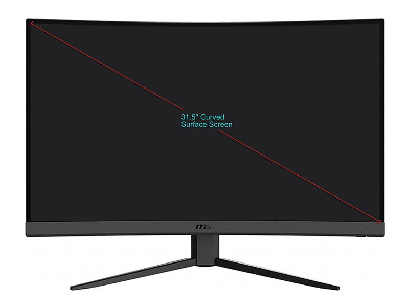 MSI Optix G32C4W 32" (31.5" Viewable) 1920 x 1080 1ms (MPRT) 165 Hz HDMI,