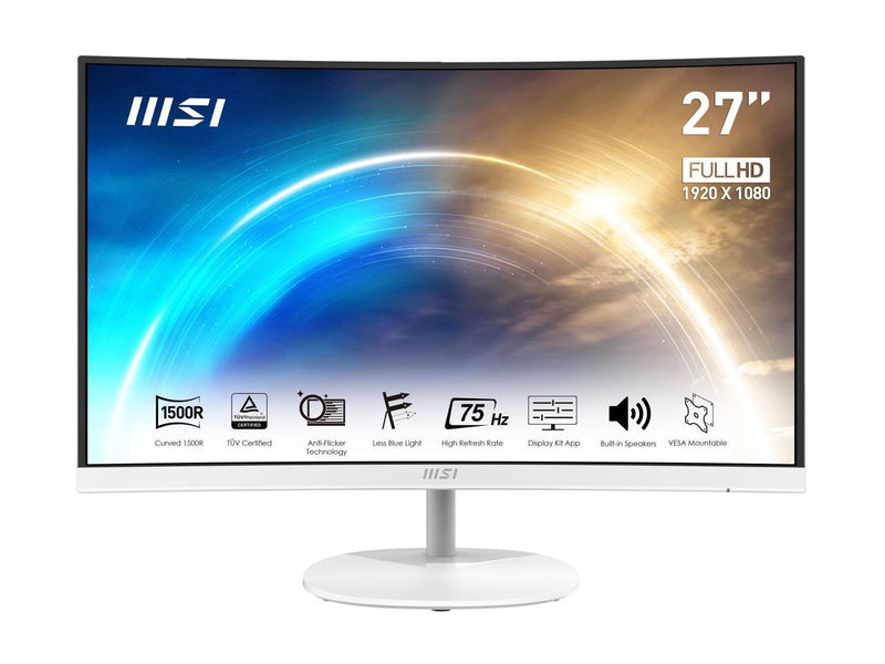 MSI 27" 75 Hz VA FHD D-Sub HDMI Business Productivity Monitor 1 ms (MPRT) / 5 ms