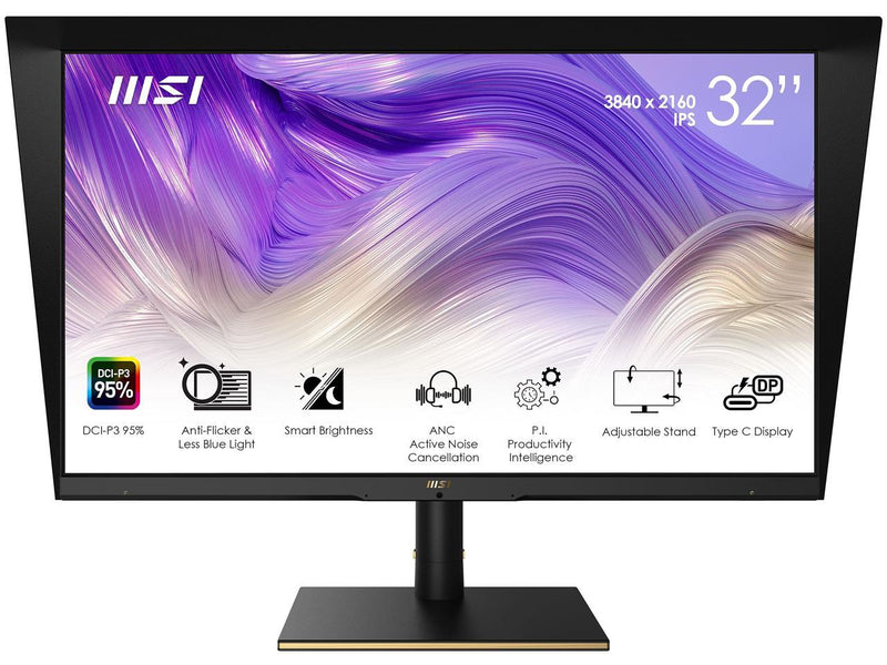 MSI 32" 60 Hz IPS UHD IPS Monitor 4 ms (GTG) 3840 x 2160 (4K) Summit MS321UP