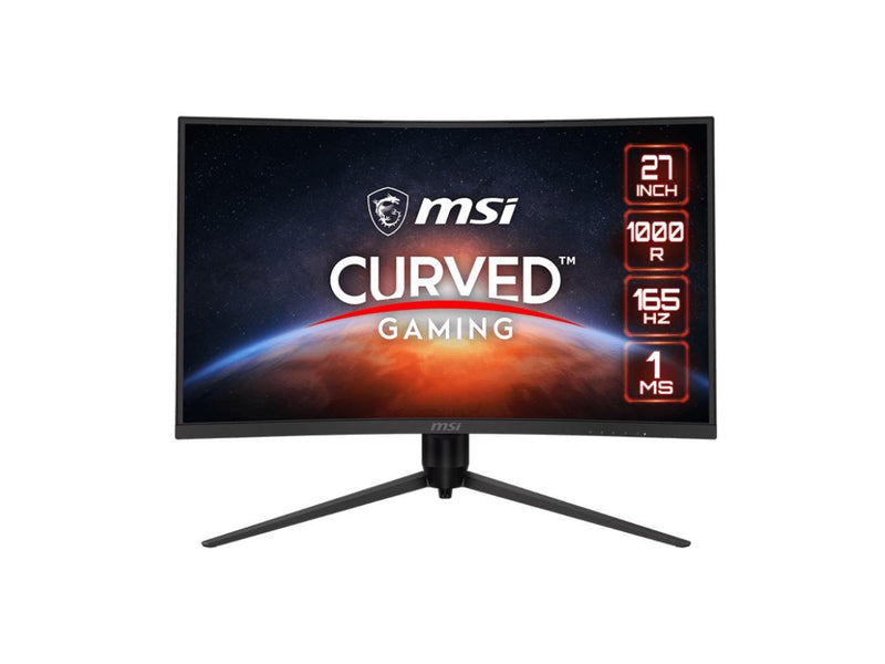 MSI 27" 165 Hz VA WQHD gaming monitor FreeSync Premium (AMD Adaptive Sync) 2560