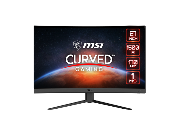 MSI 27.0 170 Hz VA WQHD Gaming Monitor FreeSync Premium (AMD Adaptive Sync) 91%
