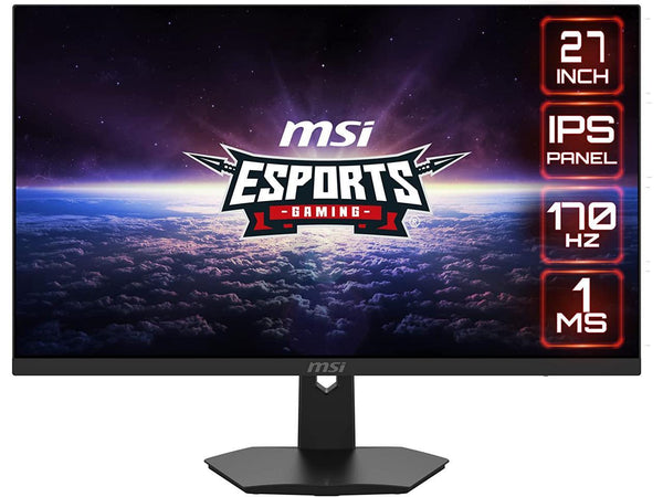 MSI 27" 170 Hz IPS FHD gaming monitor G-Sync Compatible 1920 x 1080 85%/92%/135%