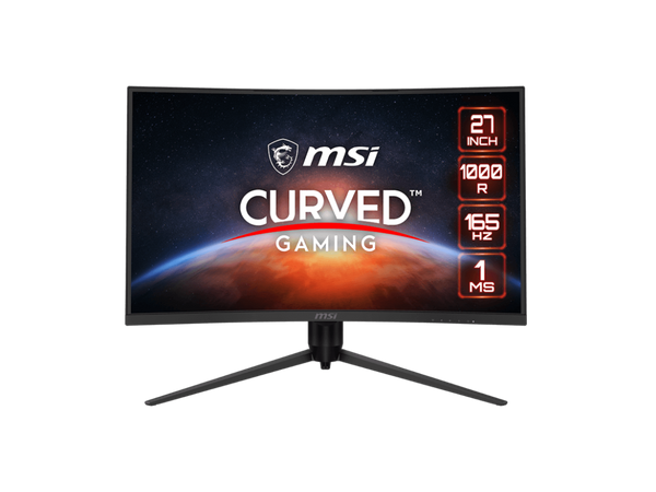 MSI 27" 165 Hz VA WQHD gaming monitor FreeSync Premium (AMD Adaptive Sync) 2560