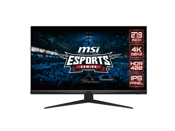 MSI 27.9" 60 Hz IPS UHD IPS Gaming Monitor FreeSync (AMD Adaptive Sync) 3840 x