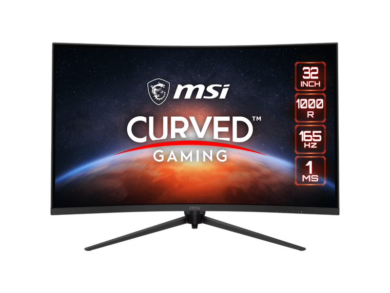 MSI 31.5" 165 Hz VA WQHD Gaming Monitor FreeSync Premium (AMD Adaptive Sync)