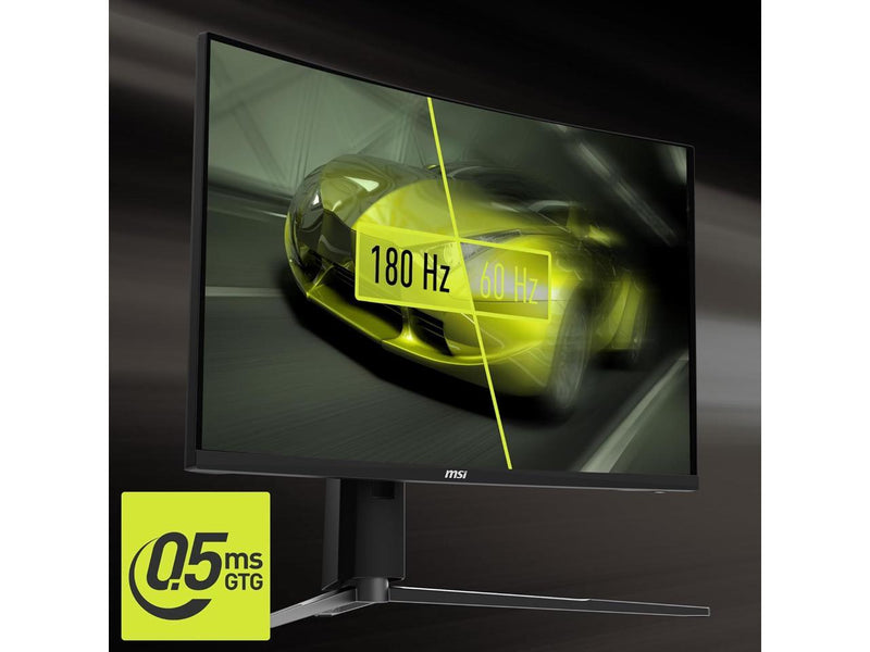 MSI 27" 180 Hz Rapid VA QHD Gaming Monitor 2560 x 1440 (2K) 0.5ms (GTG)