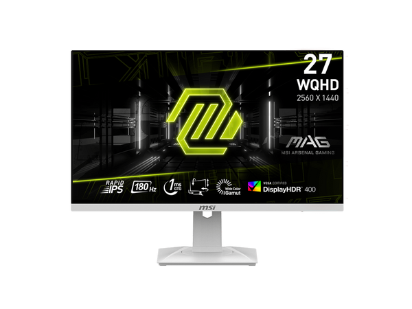 MSI 27" 180 Hz Rapid IPS QHD Gaming Monitor 2560 x 1440 (2K) 93% Adobe RGB / 95%