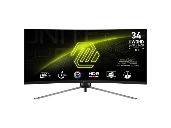 MSI 34" 180 Hz VA UWQHD Gaming Monitor 3440x1440 (UWQHD) MAG345CQR