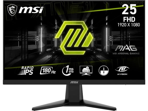 MSI 25" 180 Hz Rapid IPS FHD Gaming Monitor FreeSync (AMD Adaptive Sync) 1920 x