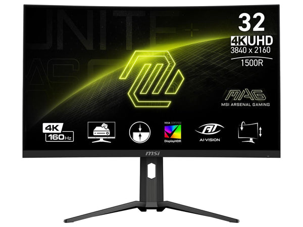 MSI 32" 160 Hz VA UHD Gaming Monitor 3840 x 2160 (4K) 90% Adobe RGB / 91% DCI-P3