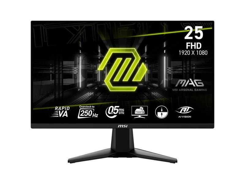 MSI 25" 250 Hz Rapid VA FHD Gaming Monitor 1920 x 1080 MAG255XFV