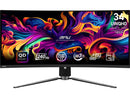 MSI 34" 240 Hz QD-OLED UWQHD Gaming Monitor 3440 x 1440 (2K) 97.8% Adobe RGB /