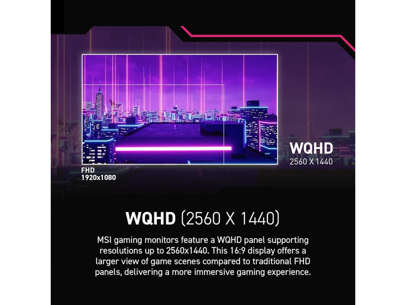 MSI MPG 275CQRXF 27-inch 2560 x 1440 (QHD) Computer Monitor, 240Hz,