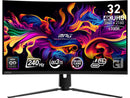 MSI 32" 240Hz QD-OLED UHD Gaming Computer Monitor Adaptive Sync MPG 321CURX