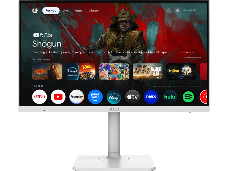 MSI Modern MD27UPSW 27-inch IPS 3840 x 2160 (UHD) Smart Monitor, 60 Hz,