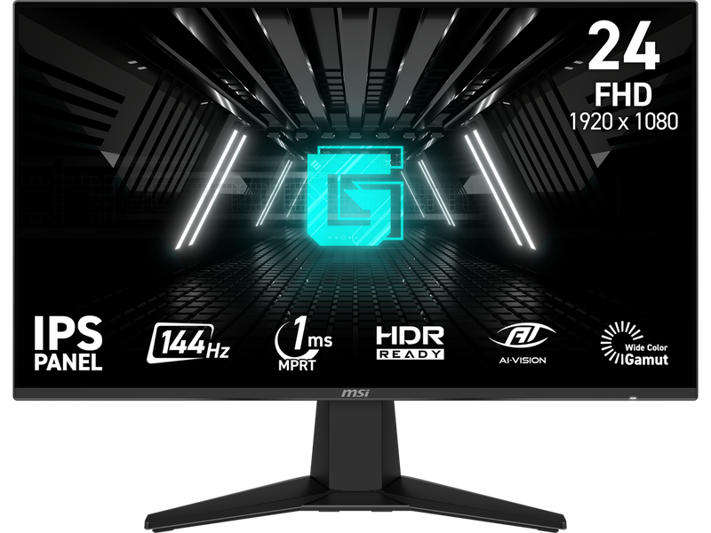 MSI 24" (23.8" Viewable) 144 Hz IPS FHD Gaming Monitor AMD Adaptive Sync G242L