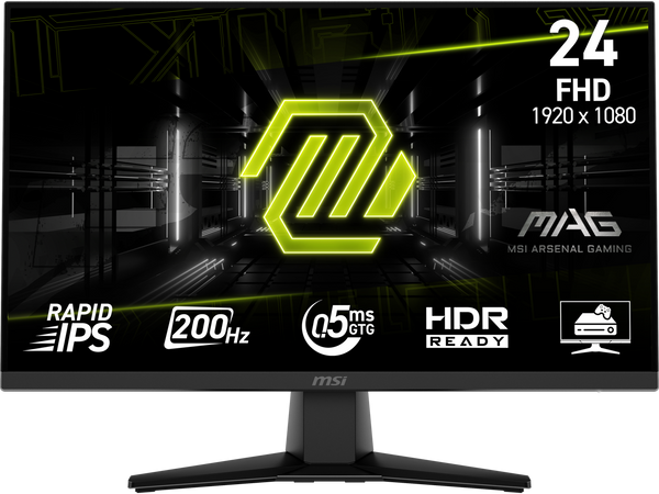 MSI 24" 200 Hz Rapid IPS Gaming Monitor FreeSync (AMD Adaptive Sync) MAG 242F