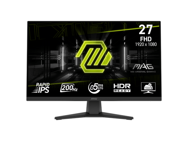 MSI 27" 1920x1080 200 Hz Rapid IPS FHD16:9 Gaming Monitor 0.5ms (GTG) FreeSync