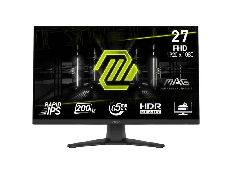 MSI 27" 1920x1080 200 Hz Rapid IPS FHD16:9 Gaming Monitor 0.5ms (GTG) FreeSync