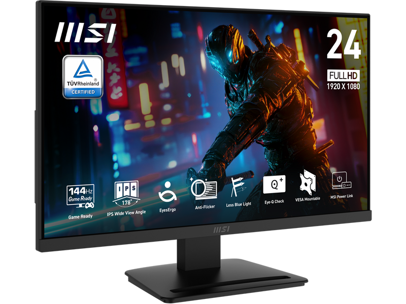 MSI PRO MP243L E14 Gaming Monitor 24" IPS 1920 x 1080 (FHD), 144Hz,