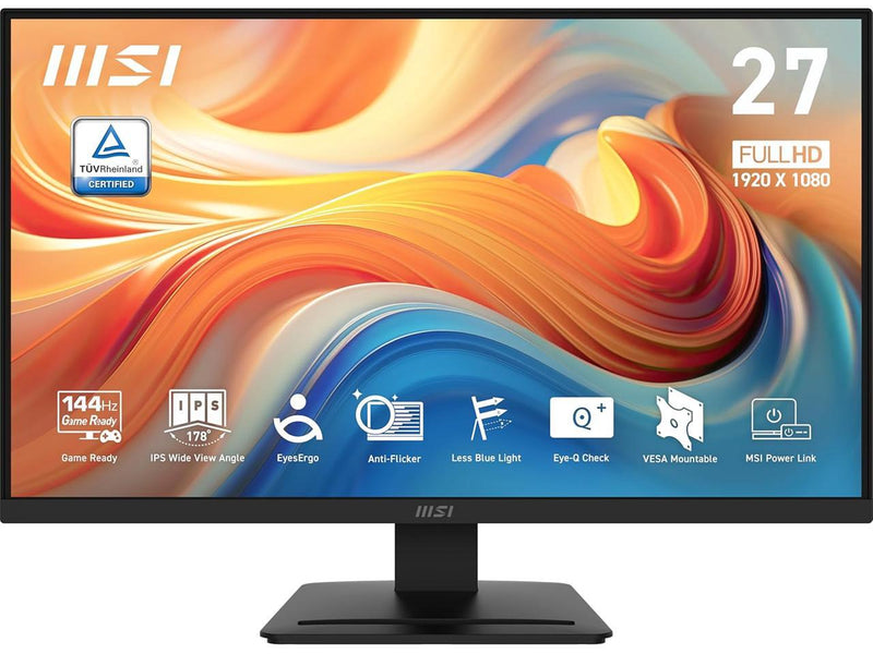 MSI PRO MP273L E14 27-inch IPS 1920 x 1080 (FHD) Gaming Office Monitor, 144Hz,