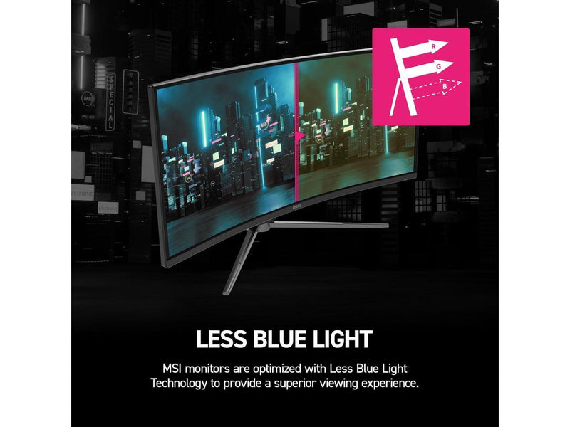 MSI 34" 3440x1440 240 Hz Rapid VA UWQHD Gaming Monitor FreeSync (AMD Adaptive