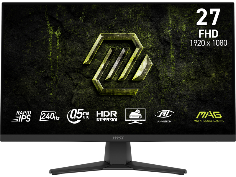 MSI MAG 272F X24 27" FHD Gaming Monitor 1920x1080 240Hz 0.5ms HDR Ready FreeSync