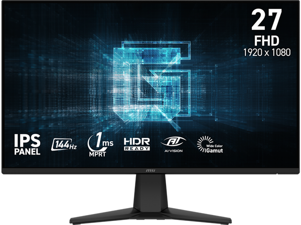 MSI G275L E14 27" FHD Gaming Monitor 1920x1080 144Hz 1ms FreeSync IPS HDR Ready