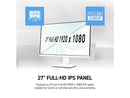 MSI 27 inch Full HD 144Hz IPS AMD FreeSync white LCD Computer Monitor with