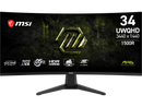 MSI 34" 200Hz VA UWQHD Gaming Monitor Adaptive Sync MAG 346CQDF E20
