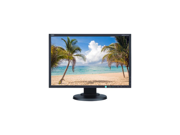 NEC MultiSync E223W-BK Black 22" Widescreen TN Panel LED Backlight LCD Monitor