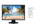 NEC MultiSync E223W-BK Black 22" Widescreen TN Panel LED Backlight LCD Monitor