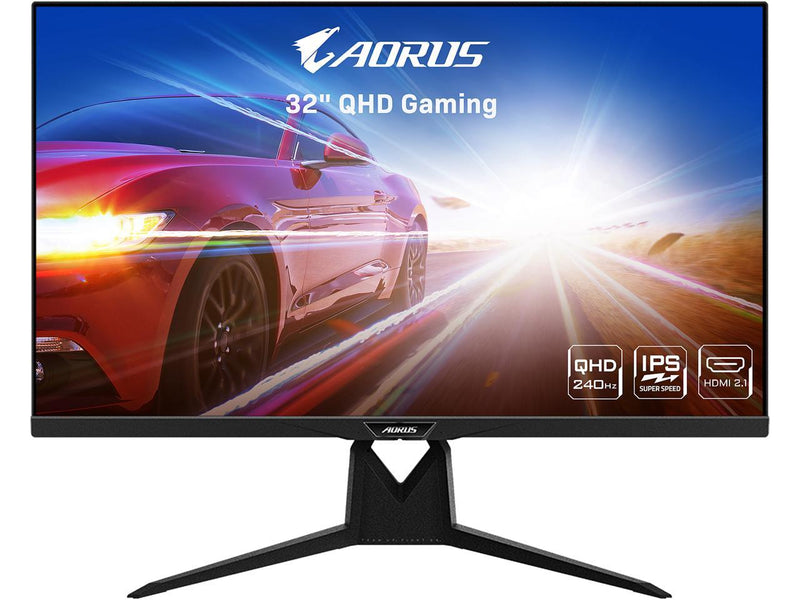 AORUS 32" 240 Hz / OC 270 Hz
120 Hz for Console Game* SS IPS QHD Gaming Monitor