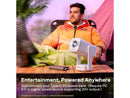 Aurzen Roku TV USB-C Powered Smart Portable Projector with Wifi and Bluetooth,