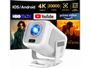 AKIYO O4 Projector, 2026 Upgraded Mini Projector Full HD 1080P WiFi Bluetooth,