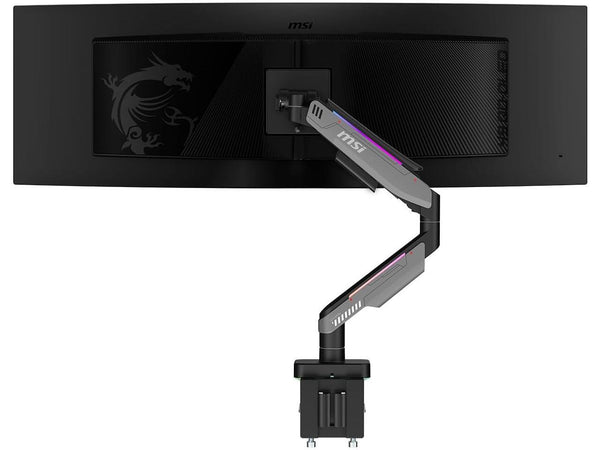 MSI MPG MT201R - Premium RGB Single Monitor Stand Arm,  Supports 17-49" Screens