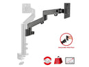 SIIG Replaceable Articulating Separate Arm - Steel, Nylon, Aluminum - Black