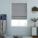 Everyday Celebration Roman Shades, 27" W X 64" H B083FLCNCB - Pewter - Brand New