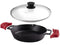 CUISINEL PRE-SEASONED CAST IRON DUAL HANDLE SKILLET WITH GLASS LID 10IN Like New