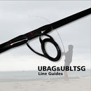 Fiblink Surf Spinning Fishing Rod 2-Piece Graphite Travel Fishing Rod (9 Feet) - Brand New