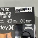 HURLEY 5 PACK MEN'S BOXER BRIEFS - SIZE: MEN XL - Brand New