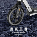 WAYPLUS KICK SCOOTER FOR AGES 6+. FOLDABLE, LIGHTWEIGHT, 8IN WHEELS - BLACK - Like New