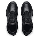 UNDER ARMOUR MEN'S MICRO G VALSETZ LEATHER WATERPROOF HIKING BOOT SIZE 9.5 BLACK - Like New