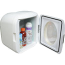 UBER APPLIANCE UBER CHILL XL 9 LITER 12-CAN RETRO PORTABLE MINI FRIDGE - WHITE - Like New